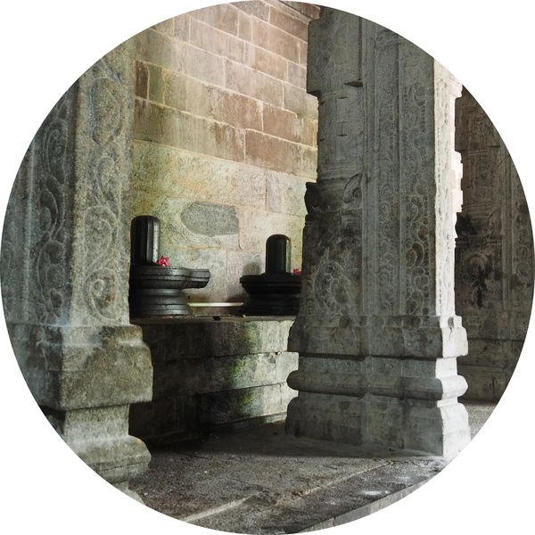 linga in the temple, Kanchipuram, Tamil Nadu • India